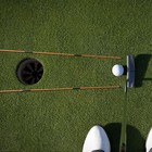 2x Golf Alignment Sticks Folding Golf Alignment Aid Portable Golf Training Tool