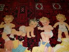 Baby Dolls  Vintage Whitman Paper Dolls  1944