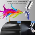 Hvlp Spray Gun Kit With 1 4 1 7 2 0 2 5mm Nozzles  Car Paint Spray Gun  Wall Rep