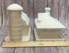 Vintage Byron Molds Christmas  Village Set Of 4