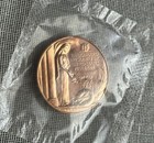 President Warren G  Harding United States Commemorative Bronze Medal Coin Sealed