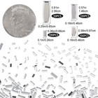 350pcs Crystal Nail Art Rhinestones Clear Rectangle Flatback Gems Mini Diamon   