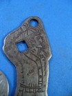Vintage Coca Cola Baseball Player Bottle Opener Skate Key Canton Ohio 30s Coke