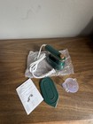 Mini Electric Iron Green Portable W  Water Cup  Cord  Manual