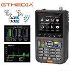 Gtmedia V8 Sat Finder Dvb-s2 s2x Fta Digital Satellite Finder Signal Meter 3 5  