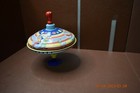 Vintage Schylling Metal Tin Toy Top Circus Clowns Elephants