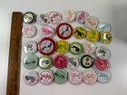 Vtg Lot  x31  Pin Pinback Antique Machine Show Tractor Hastings Ayr Nebraska Ne