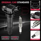 Pack Of 4 Spark Plug And Ignition Coil Set For 2011-2013 Kia Sorento 2 4l Uf611