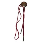 C1980 Enemeled Cloisonne Bird Of Paradise Bolo Tie