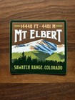 Mt  Elbert Colorado 14er Mountain Decal Sticker