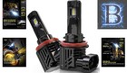 Plug   Play 18000 Lumen Fog Bulbs For Atv utv - Non-polarity Design  Pack Of 2