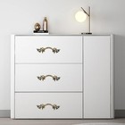 4pcs Vintage Drawer Pull Handles- 6 Inch Hole Center Antique Bronze Cabinet D