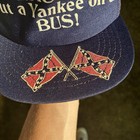 Vtg Confederate Keep The South Beautiful Put A Yankee On A Bus Snapback Hat