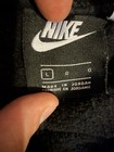 Nike Boys L Black Fleece Jogger Pants Elastic Waist Drawstring Tapered