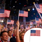 10pcs Small American Flags 4x6 Inch Mini Us Flags Outdoor Handheld Decorations