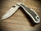 Spyderco Pro-grip Vintage Combo Gin-1 Lockback Discontinued Pocket Knife