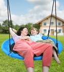 Metal Playground Swing Set Outdoor Kids Children Backyard With Heavy Duty Frame