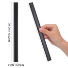 Zerodeko Dustpan Rubber Lip Replacement 4 Pcs Repair Edge Black