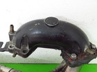1986 Kawasaki X2 650 Oem Exhaust Head Pipe And Chamber Bolt Clamp Style Coupler
