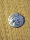 Ancient Greece Lokris 364-338 Bc Ar 1 4 Stater With Ae Thracian Helmet Coin