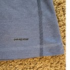 Patagonia Capilene Womens Large Blue Quarter Zip Pullover Base Layer Long Sleeve