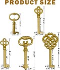 10pcs Universal Skeleton Keys For Vintage Antique Furniture Old Style Cabinets