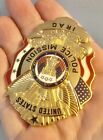 Very Rare Genuine Obsolete Us Military Desert Storm Iraq Police Mission Badge