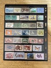 Lot Of New And Used Stamps From All Over The World  Off Paper and A Few On Paper