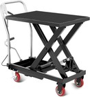 Hydraulic Lift Table Cart 330 500 1100 Lbs Manual Single Scissor Lift Platform