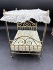 Vintage Concord 5310 Dollhouse Brass Canopy Bed W box