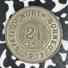 1903-h British North Borneo 2-1 2 Cents Lot c9061