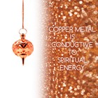 Copper Dowsing Pendulum Spiritual Meditation Reiki Aura Divining Ghost Hunting