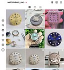 Rolex Day-date 36 Custom Turquoise Blue Color Plain Dial For Ref  1803 18038