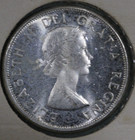 1964 Canada Bu Silver Fifty Cent Coin   Elizabeth Ii