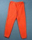 Vintage Ralph Lauren Country Pants Mens M Orange Polartec Fleece Outdoor Lounge