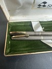 Vintage Sheaffer Pen   Pencil Set W  Case     Needs Polishing  Pen Stuck  As-is