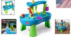 Step2 Rain Showers Splash Pond Toddler Water Table  Outdoor Kids Water Sensor   