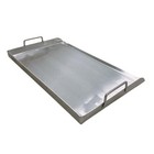 Stainless Steel Griddle Plancha Comal Flat Top With Reinforced Bracket 35  X 21 