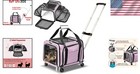 Rolling Pet Carrier - Expandable  Soft-sided   Airline Approved For Dogs