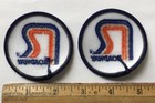 Vintage Lot Of 2 Roadway Express Trucking Patch Iron On Big R Logo Trucker Nos
