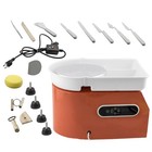 9 84   350w Electric Pottery Wheel Art Clay Display Ceramic Machine 110v