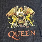 Queen Official Merch  royal Crest    Freddie Mercury Dark Gray T-shirt Size M