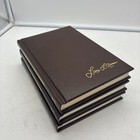 Vintage Louis L amour Leatherette Books Lot Of 3 Sliver Canyon Sackett Brionne