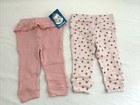 Gerber Baby Girl Slim Pants 2-pack Pink  polka Dot Size 3   6m