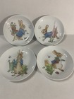 Peter Rabbit Easter 6    Dessert Bread Appetizer Beatrix Potter Plates Set Of 4
