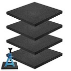4 Pcs Rv Leveling Blocks 12x12x0 75 Inch Thick Rubber Rv Jack Pads Stabilizer