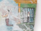 Vintage Tin Mexican Religious Ex Voto Retablo Catholic Folk Art Ex caswell