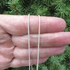 1 3mm Solid 925 Sterling Silver Womens Dainty Italian Popcorn Chain Necklace