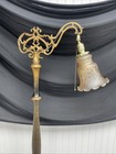 Restored Antique Vtg Rembrandt Bridge Floor Lamp Art Deco Victorian Griffin Fish