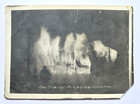 Lot Of  2  Antique Photographs  the Cody Trading Co Fire  Cody  Wy Black   White